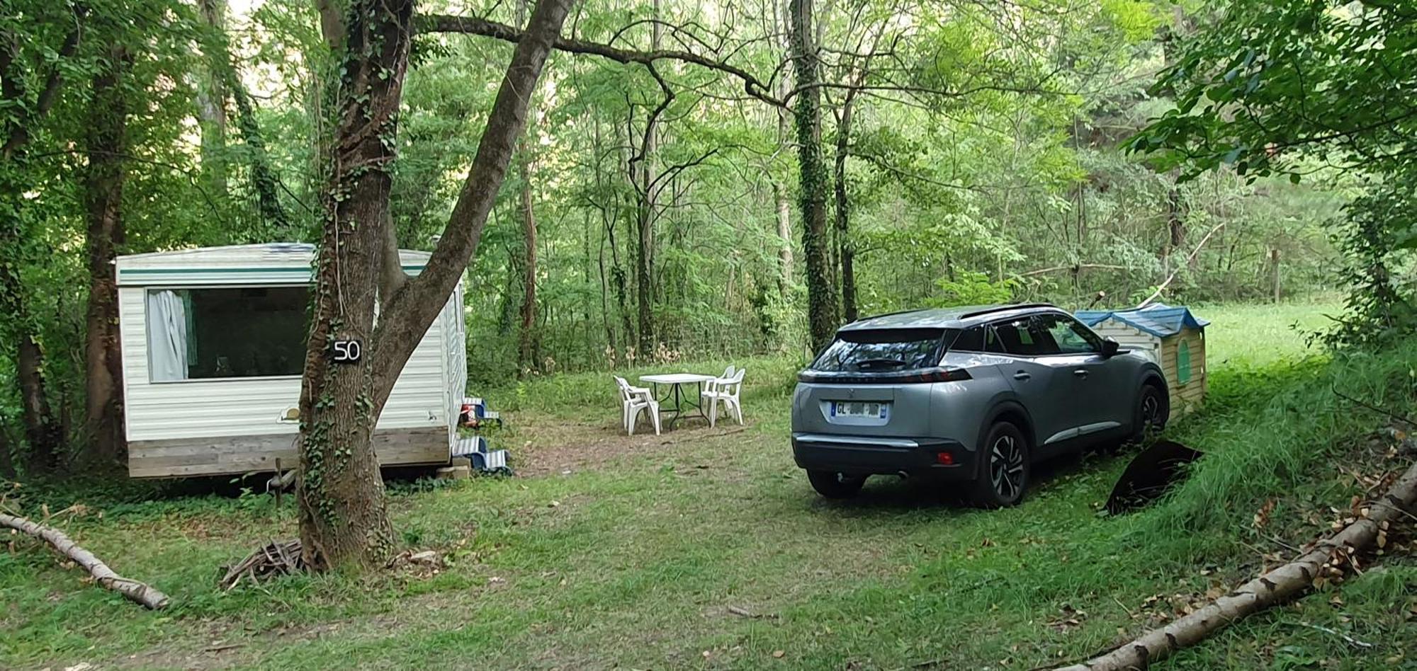 Chalet-Bungalow Ombrage Escaro Екстериор снимка